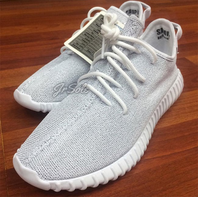 White adidas Yeezy Boost 350 Release