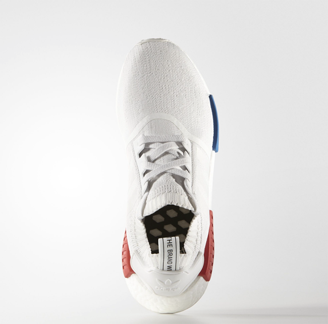 white red and blue nmds