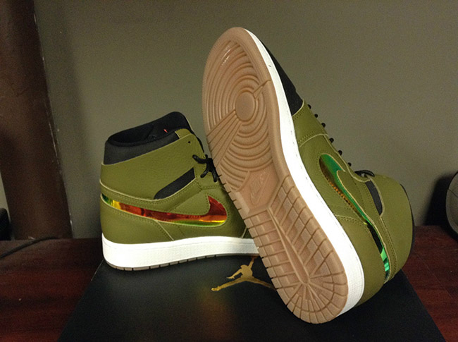 jordan 1 retro high nouveau militia green