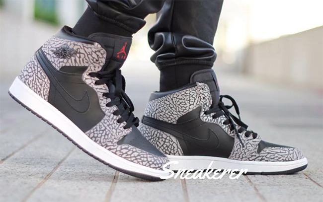 elephant print air jordan 1