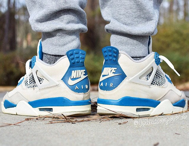 air jordan 4 military blue 1989