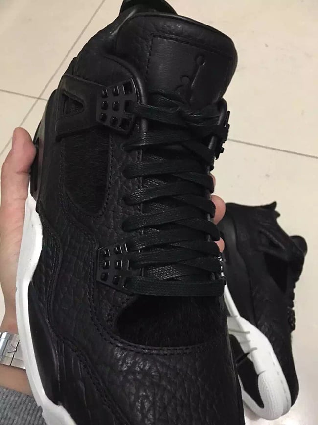 Air Jordan 4 Retro Premium Black