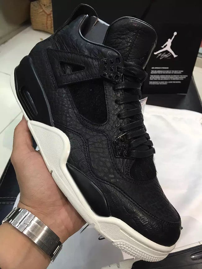 Air Jordan 4 Retro Premium Black