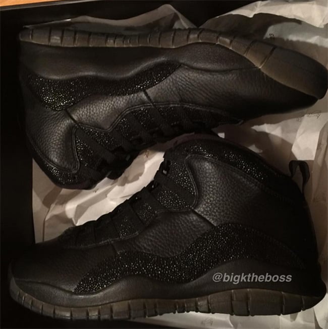 Black Air Jordan 10 OVO All Star