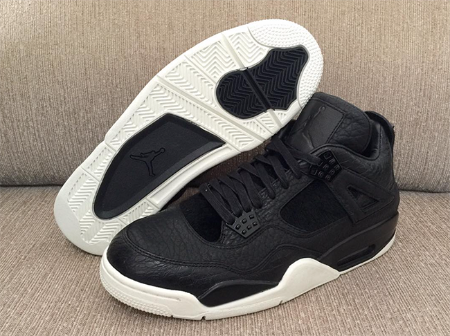 Black Air Jordan 4 Premium Retro