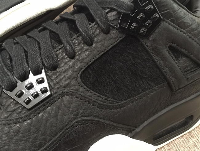 Black Air Jordan 4 Premium Retro