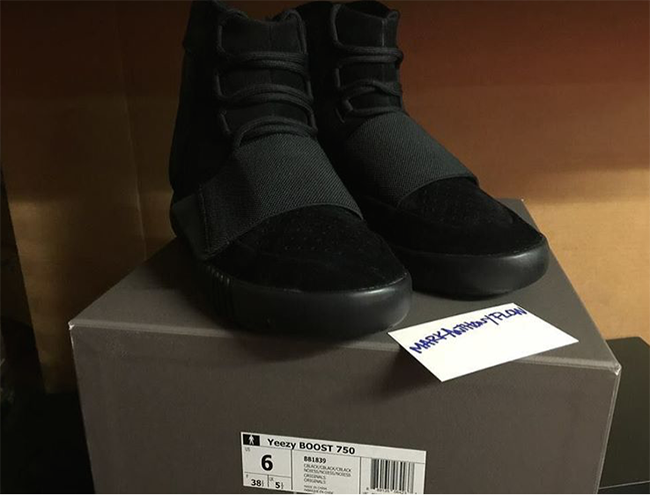 Black Yeezy 750 Boost