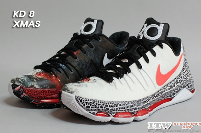 frase Síntomas Corte de pelo Nike KD 8 Christmas | SneakerFiles