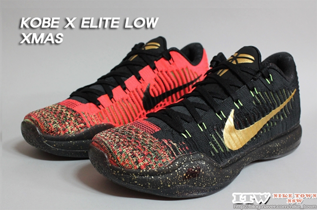 Christmas Nike Kobe 10 Elite Low