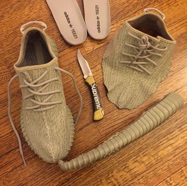 Dissected adidas Yeezy 350 Boost
