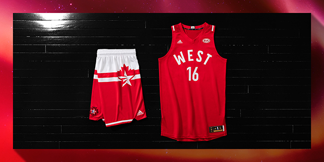 NBA 2016 All Star Jerseys Uniforms Toronto