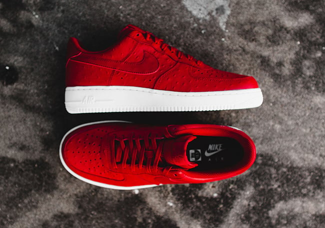 Nike Air Force 1 Low Ostrich Red