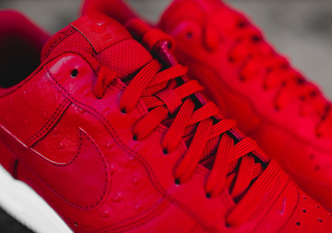 Nike Air Force 1 Low Ostrich Red