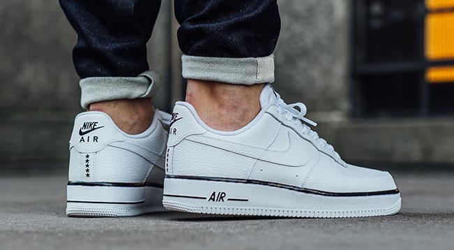 nike air force 1 black stars