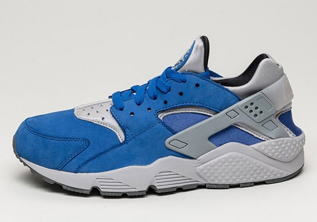 navy blue and grey huaraches