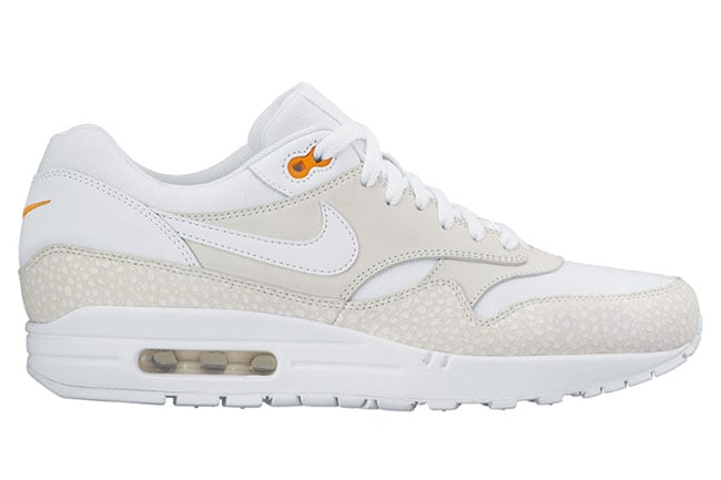 nike air max 1 safari white kumquat prm