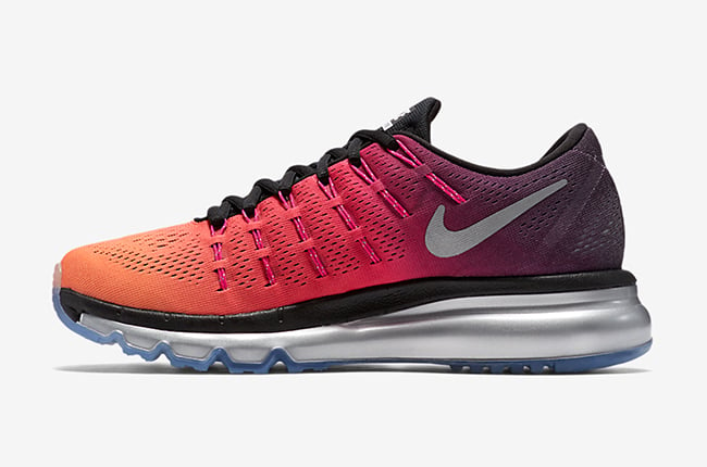 Nike Air Max 2016 Pink Orange Black Silver