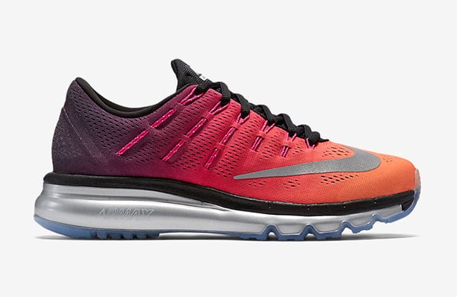 Nike Air Max 2016 Pink Orange Black Silver