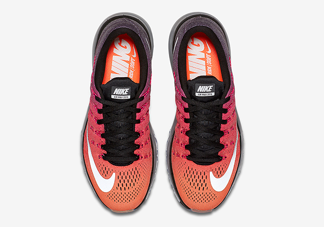Nike Air Max 2016 Pink Orange Black Silver