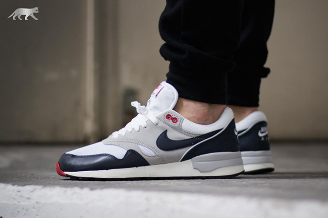 Nike Air Odyssey White Obsidian Grey Red