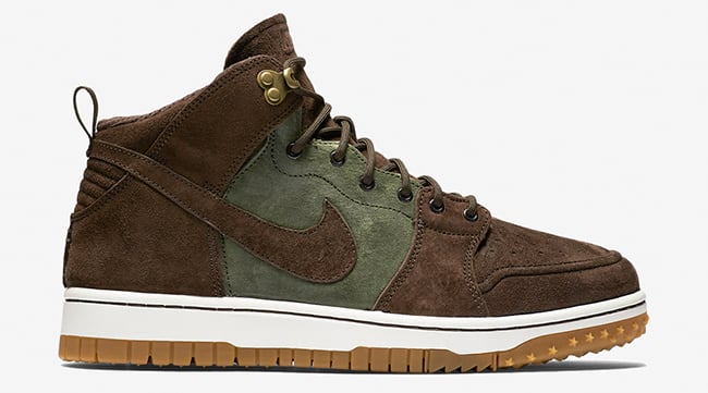 Nike Dunk CMFT Sneakerboot Brown Suede