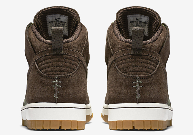 Nike Dunk CMFT Sneakerboot Brown Suede