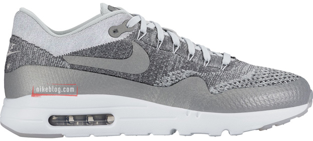 Nike Flyknit Air Max 1 Grey White