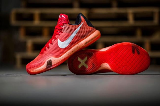 Nike Kobe 10 Red Crimson Lava