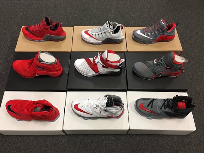 Nike LeBron Ohio State Buckeyes Sneakers