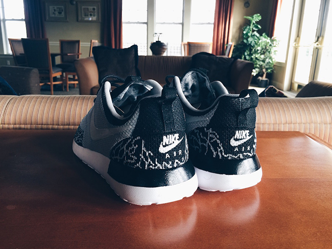 Nike Roshe Run Wolf Grey Jordan 3 Custom