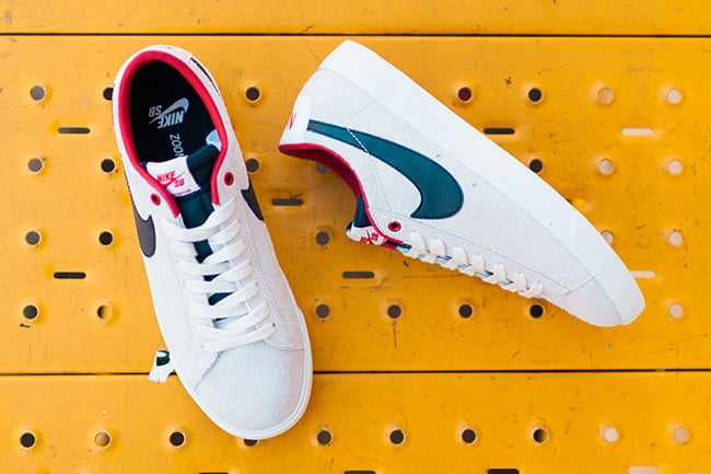 Nike SB Blazer GT White Obsidian Red