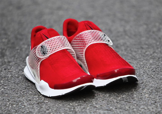 Nike Sock Dart Red White 2016