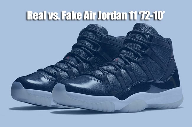 Real Fake Air Jordan 11 72 10