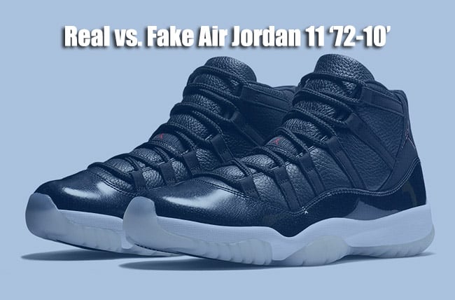 real and fake jordan 11