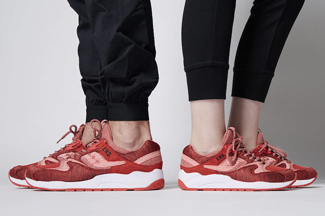 saucony grid 9000 red white