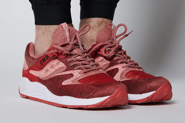 Saucony Grid 9000 Red Noise