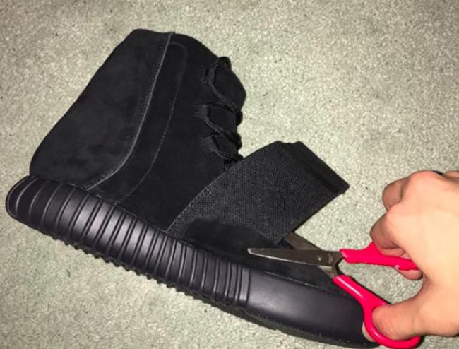 Kanye Inspired Someone to Cut the Straps Off Their adidas Yeezy 750 Boost