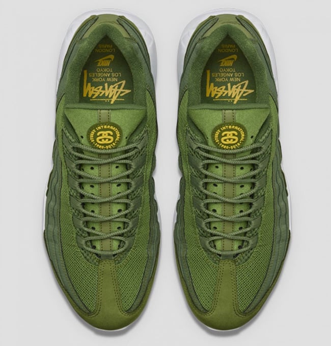 Stussy Nike Air Max 95 Green White