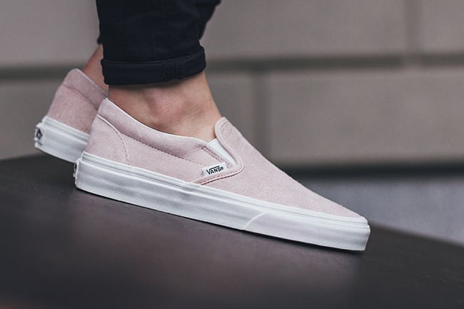 Vans Slip On Pink Croc