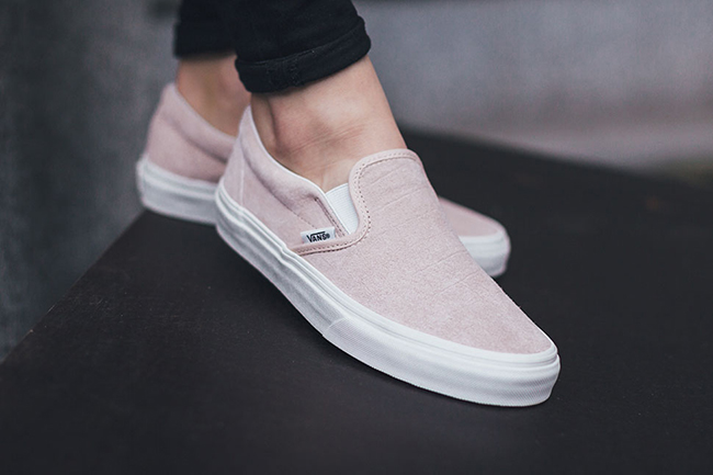 Vans Slip On Pink Croc