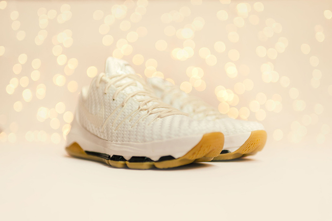 White Woven Nike KD 8 EXT