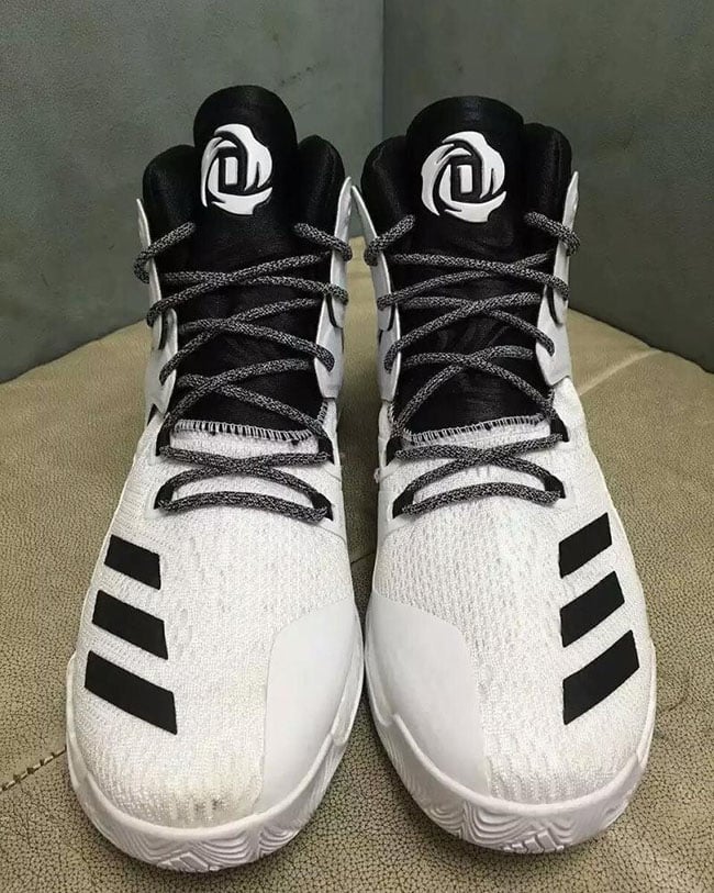 adidas D Rose 7 White Black