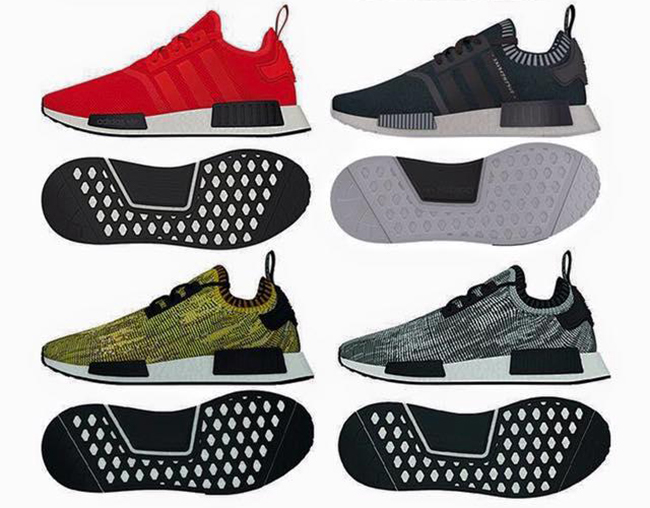 top nmd colorways