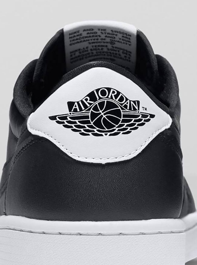 Air Jordan 1 Low OG Black White Release