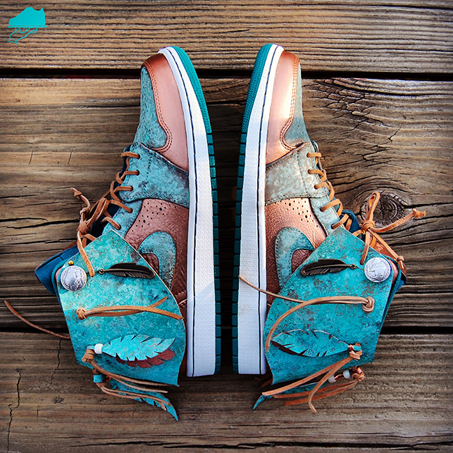 Air Jordan 1 Moccasin Patina Custom