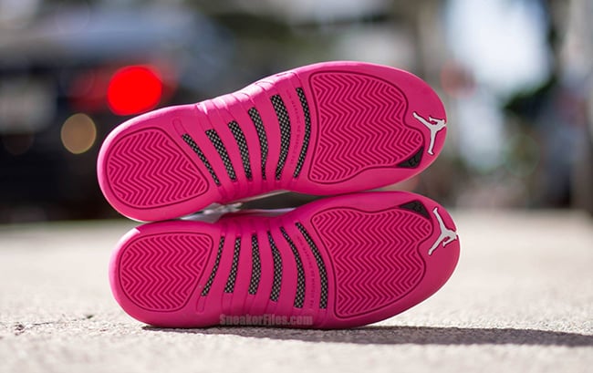 Air Jordan 12 GS Pink White