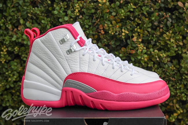 Air Jordan 12 GS White Pink 510815-109