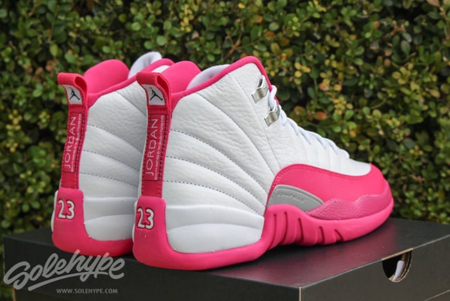 Air Jordan 12 GS White Pink 510815-109