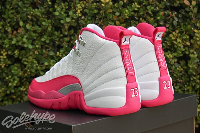 Air Jordan 12 GS White Pink 510815-109