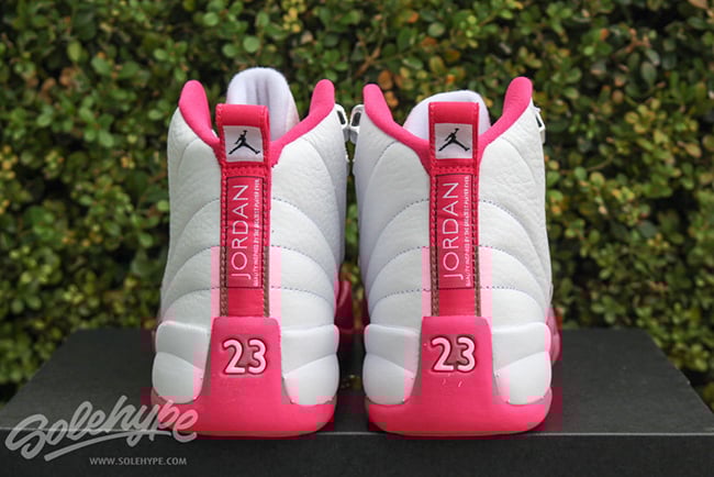Air Jordan 12 GS White Pink 510815-109